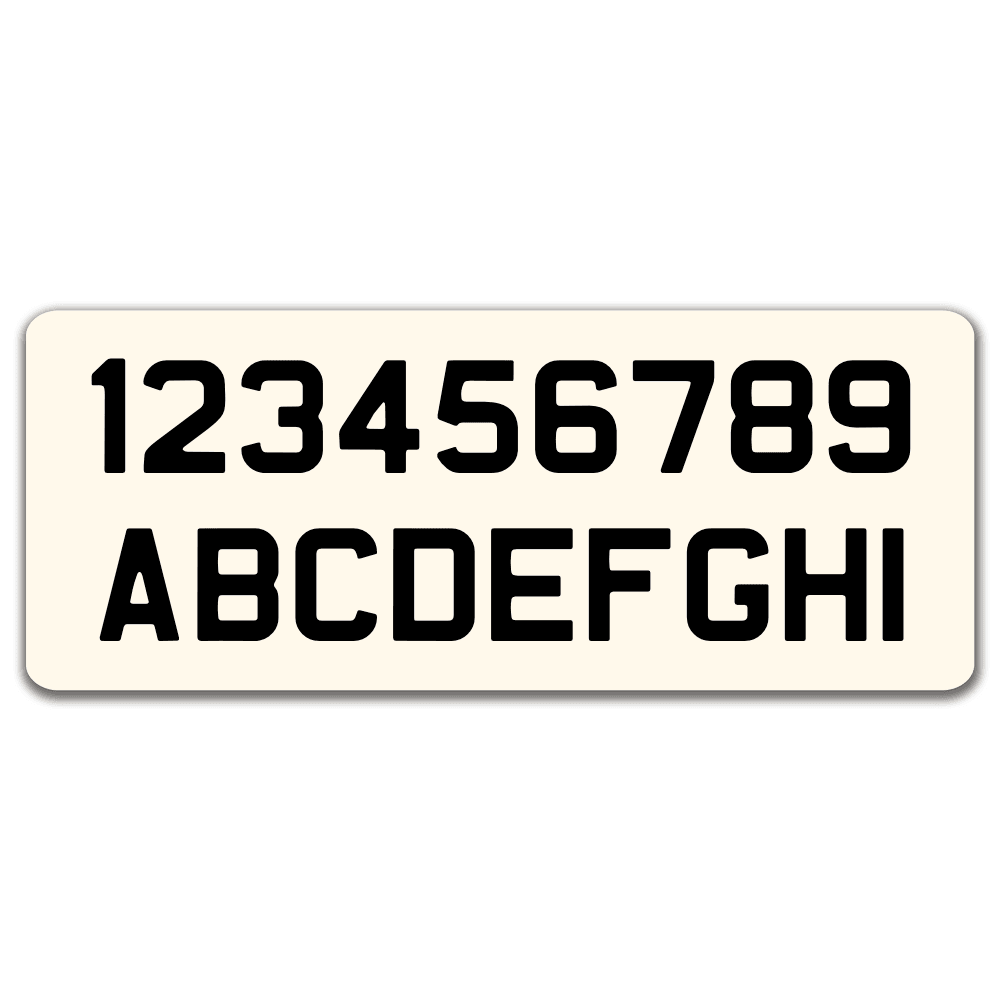 Custom Enamel Rectangle Sign (15 x 6 inch)
