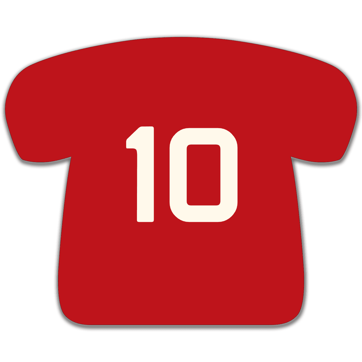 Custom Enamel T-Shirt Sign (5 ½ x 4 ½ inch)