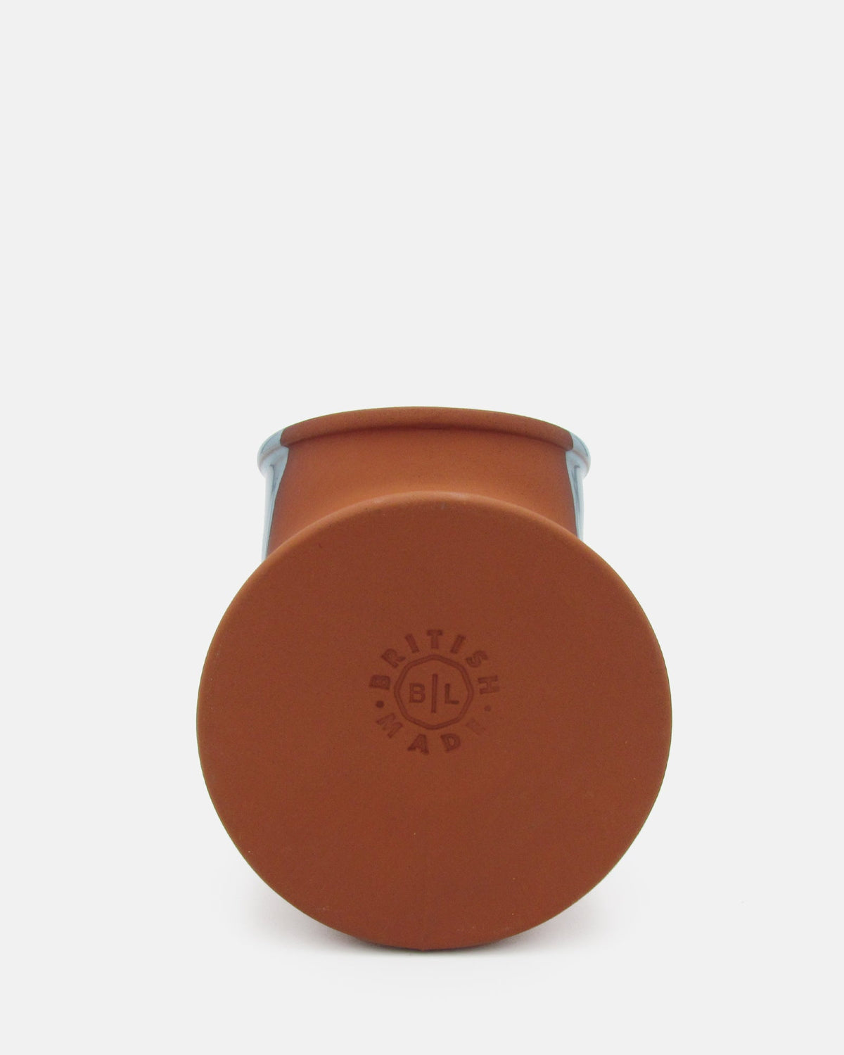 Salt Pig - Blue Glaze Terracotta - BRIT LOCKER