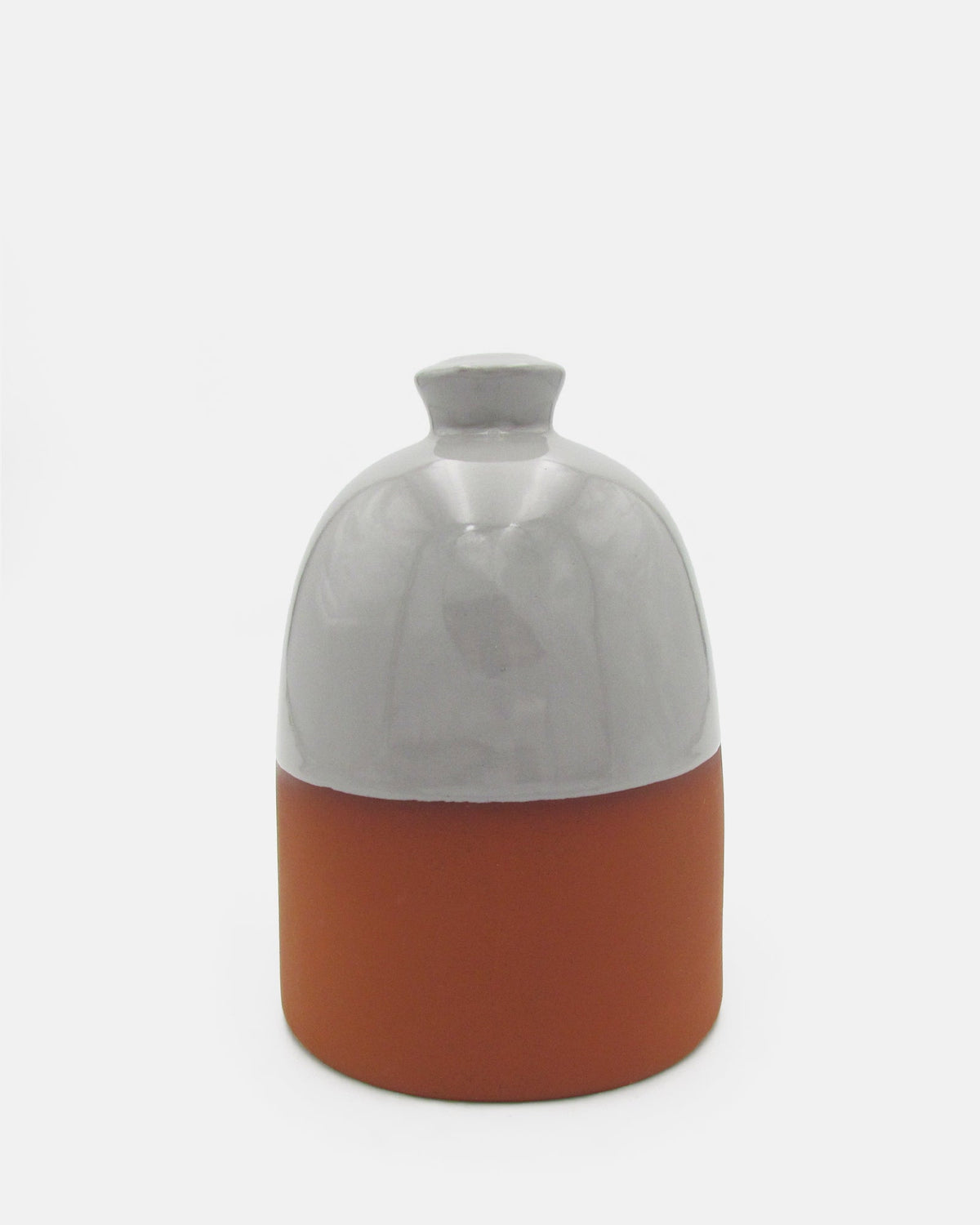 Salt Pig - Grey Glaze Terracotta - BRIT LOCKER