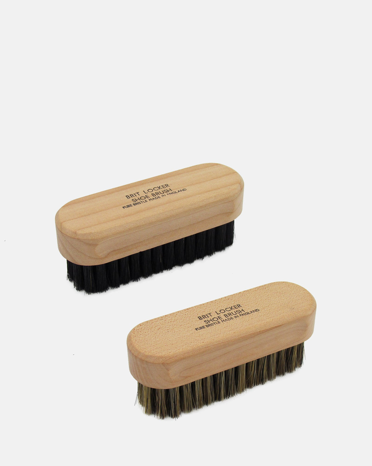 Shoe Brush Pure Bristle - Small - BRIT LOCKER