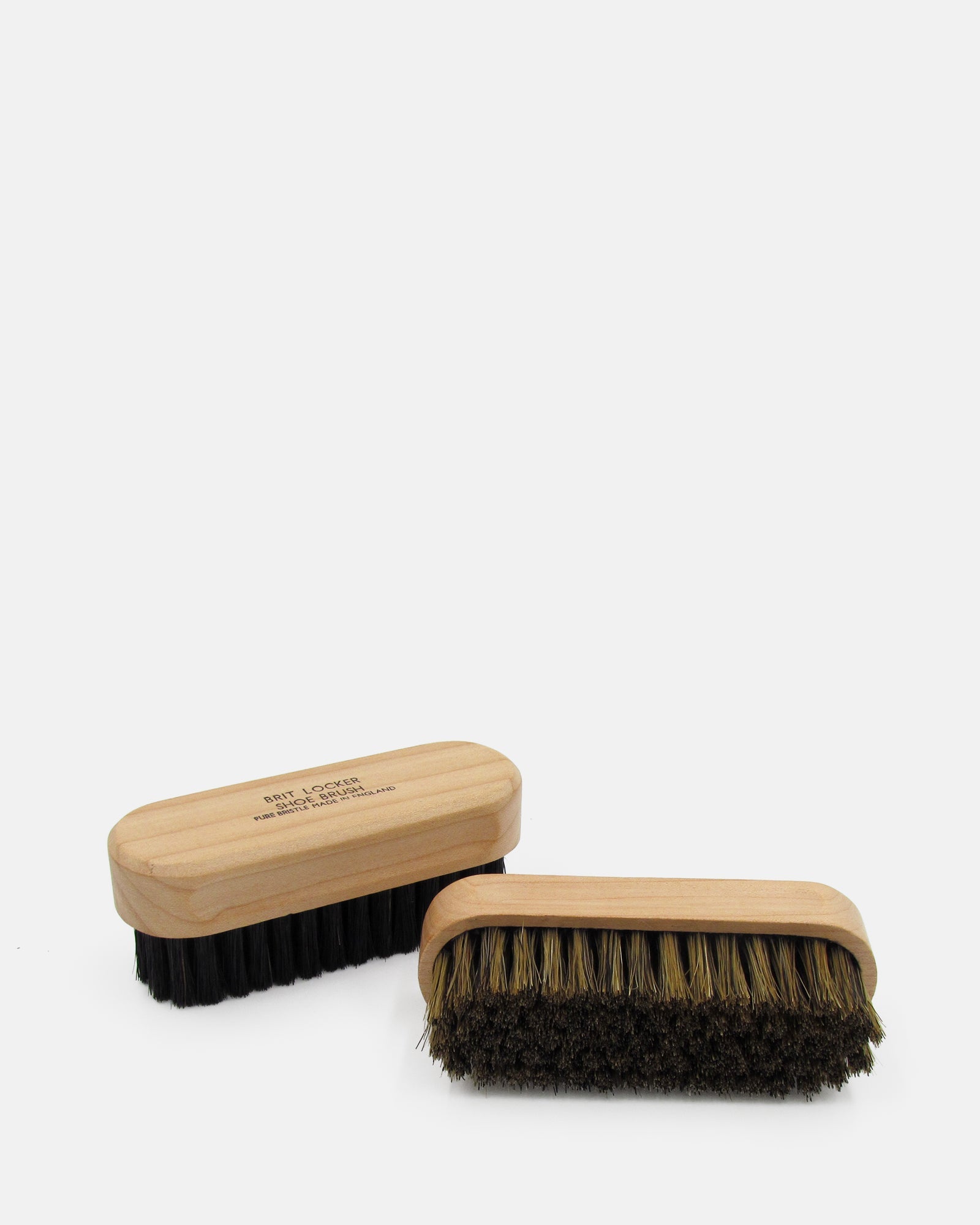 Shoe Brush Pure Bristle - Small - BRIT LOCKER