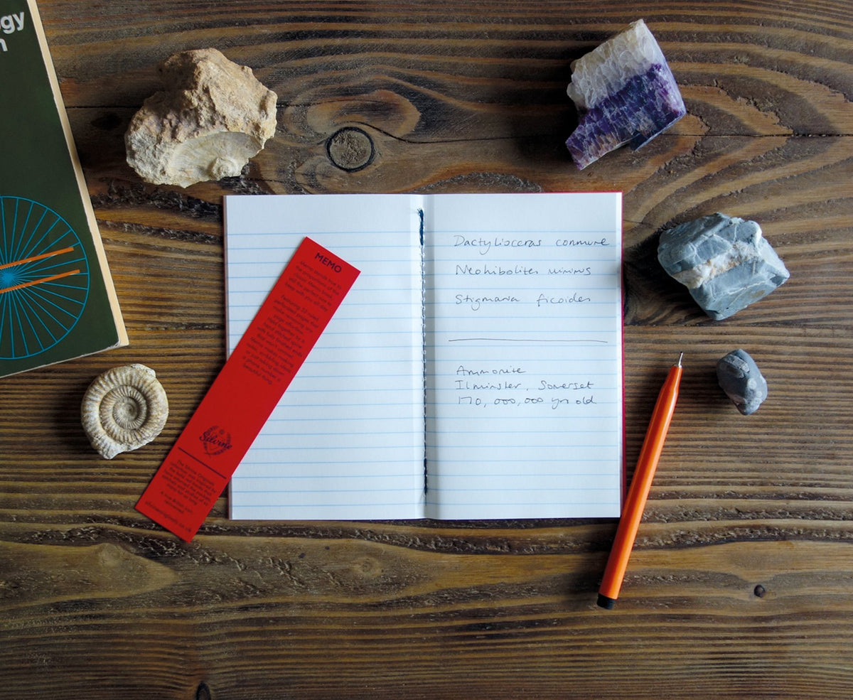 Silvine Originals Blot Blue Indie Edition Memo Notebook - Ruled Pages