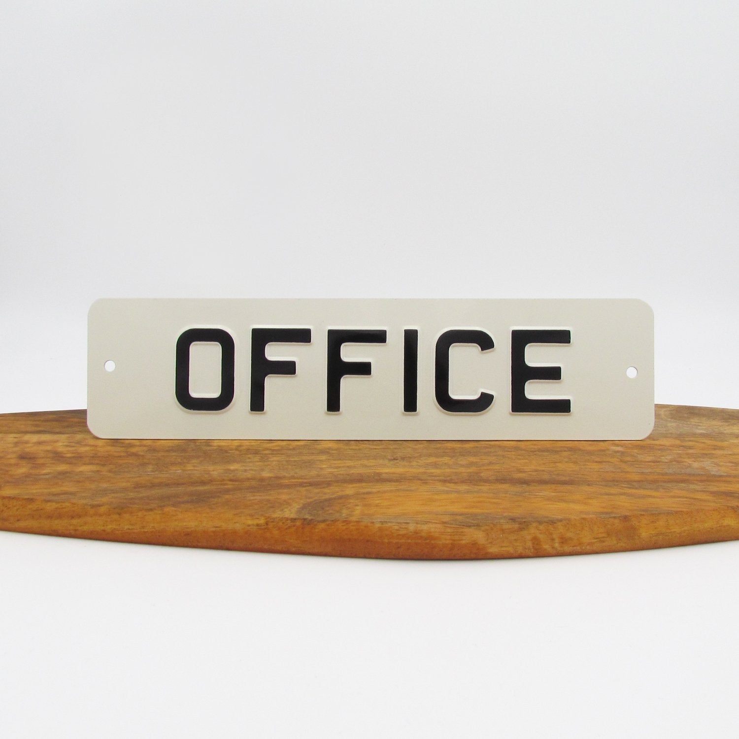 Custom Enamel Rectangle Sign (12 x 3 inch) - BRIT LOCKER