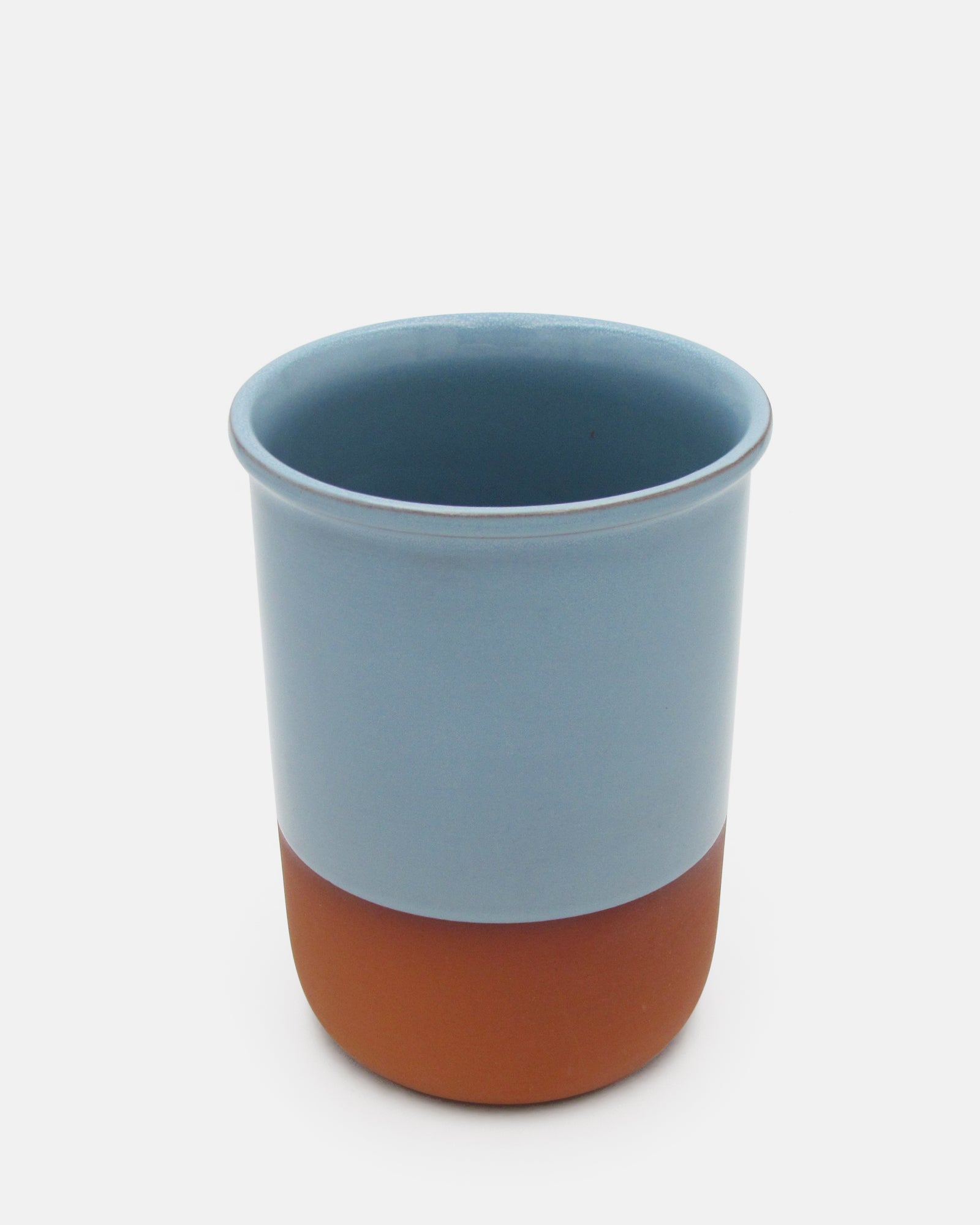Utensil Pot Blue Terracotta - BRIT LOCKER