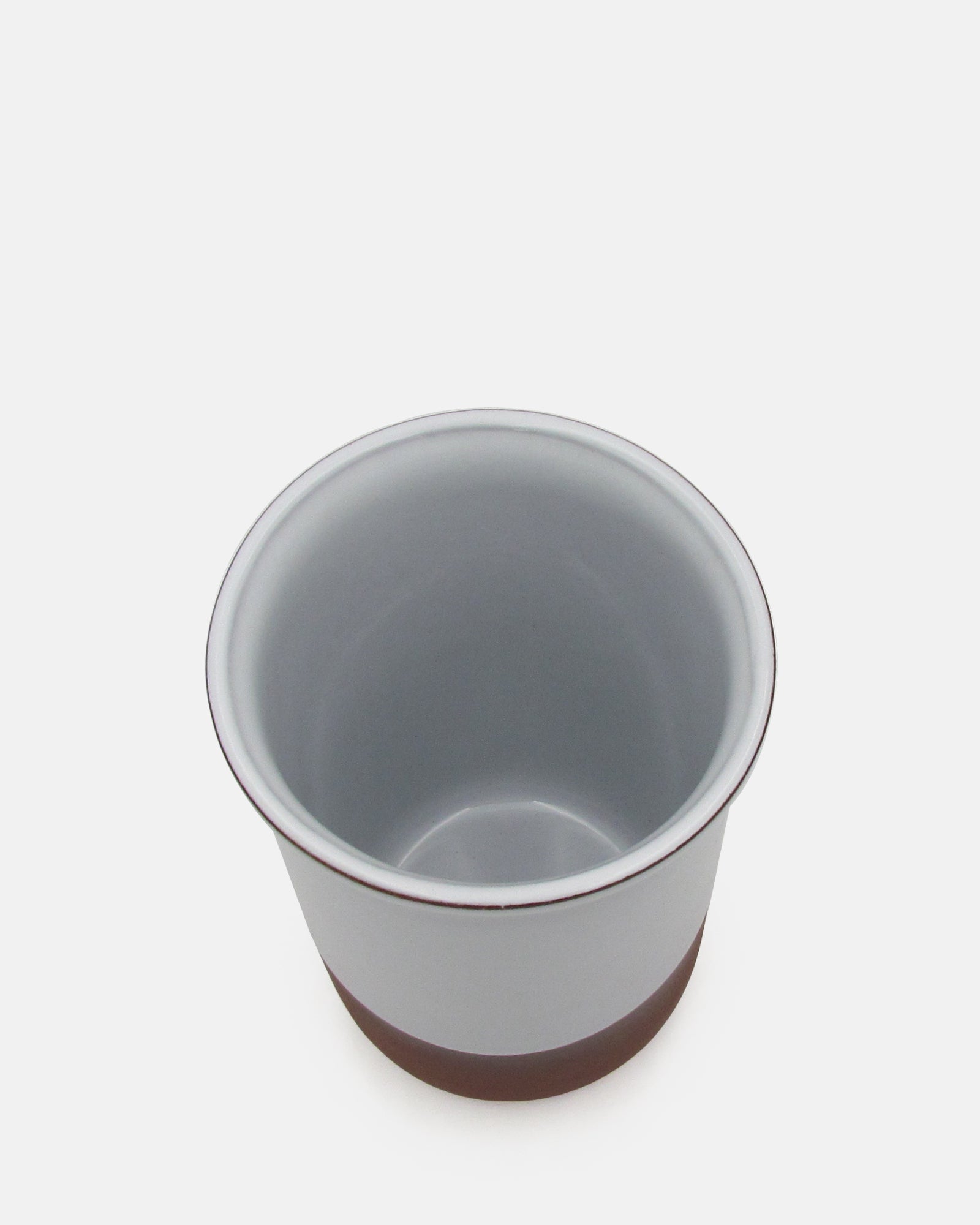 Utensil Pot White Terracotta - BRIT LOCKER