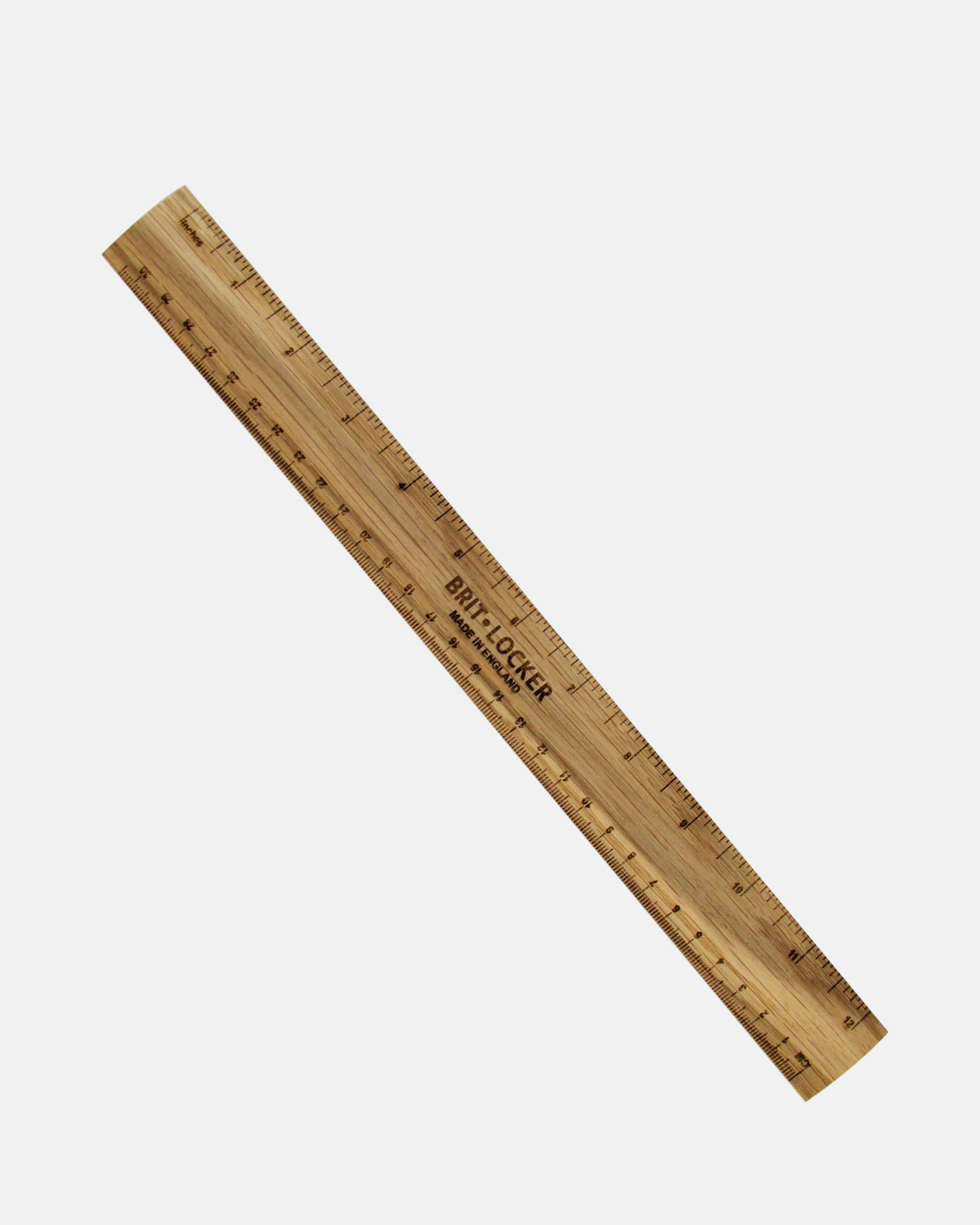 Wooden Oak Ruler - BRIT LOCKER
