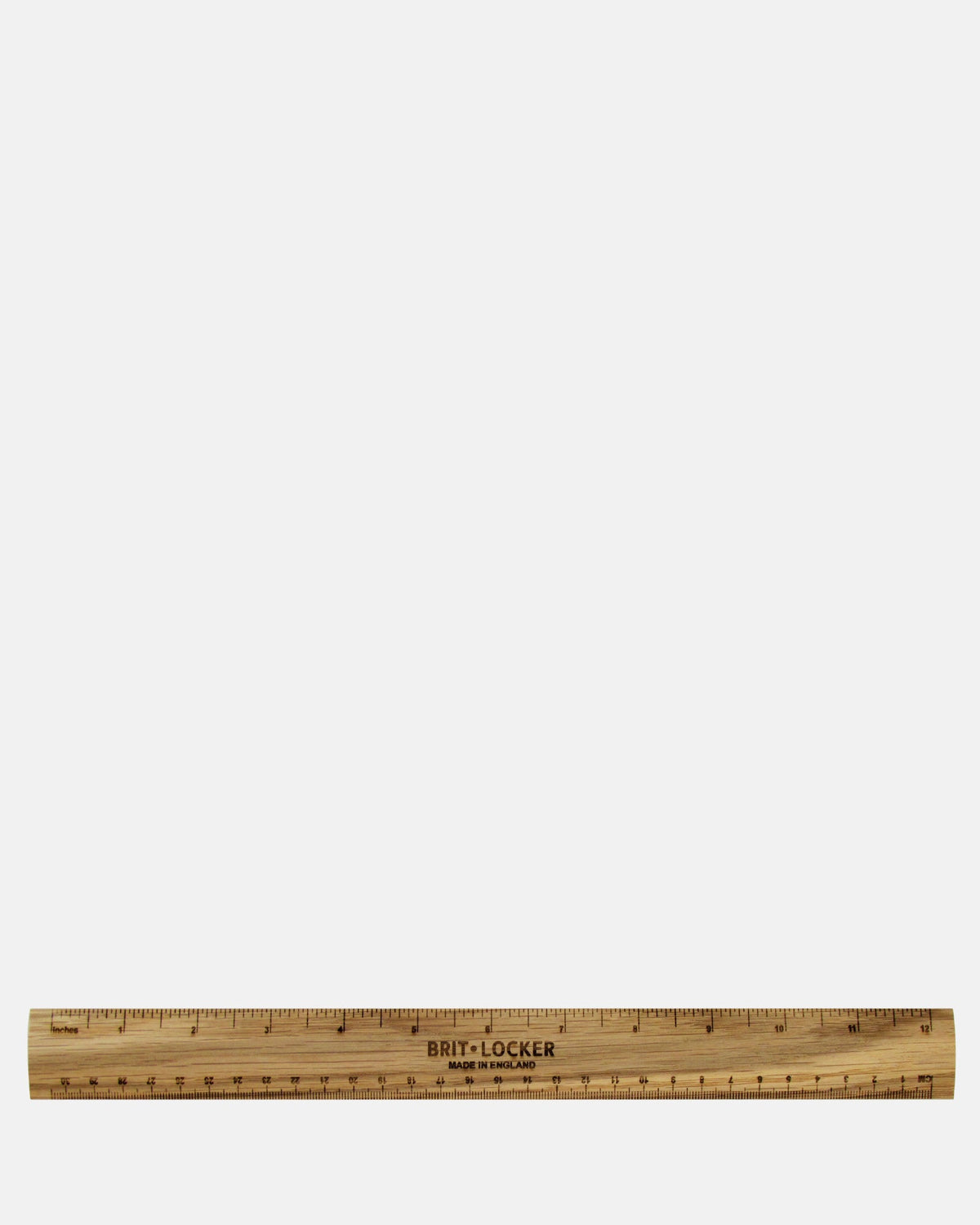 Wooden Oak Ruler - BRIT LOCKER