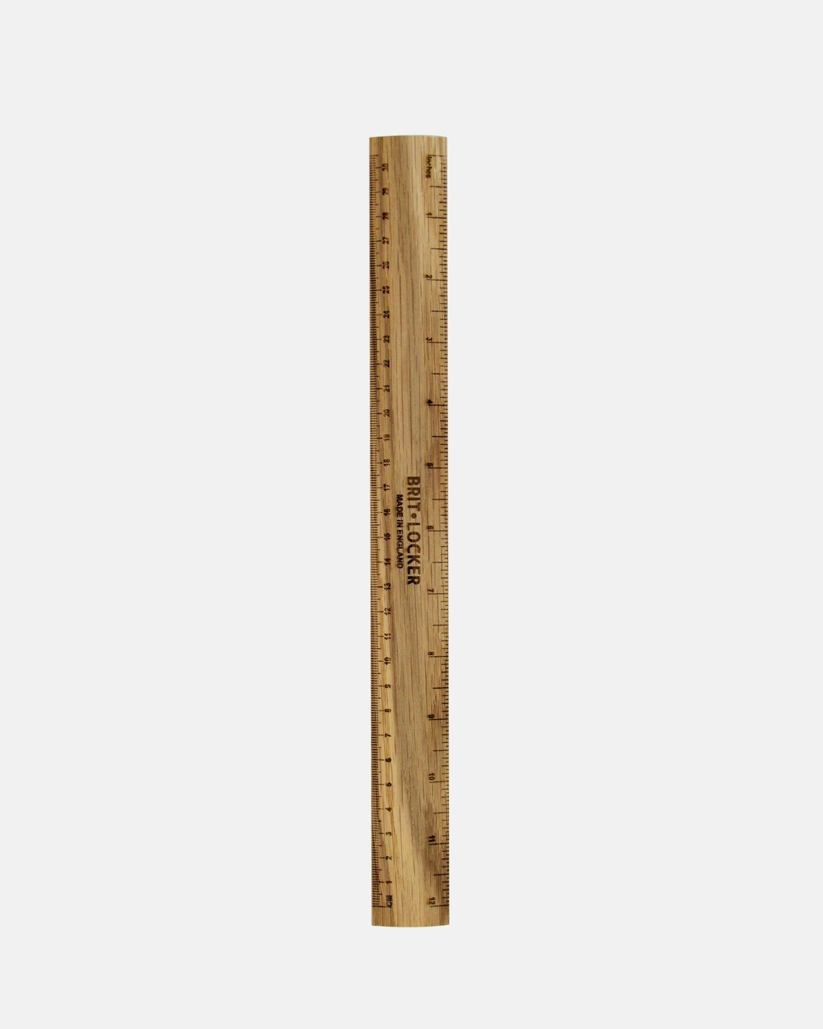 Wooden Oak Ruler - BRIT LOCKER